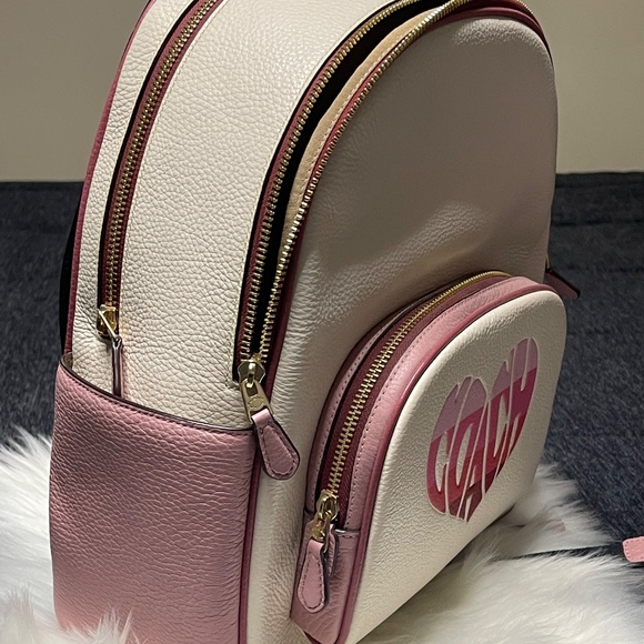 Coach Bookbag Pink heart shaped logo - Picture 9 of 10
